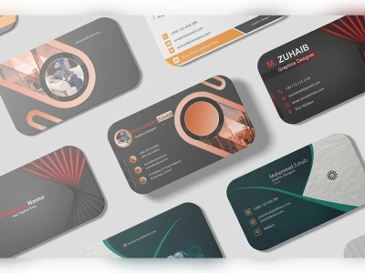 Professional minimalist modern business card luxury designs print ready