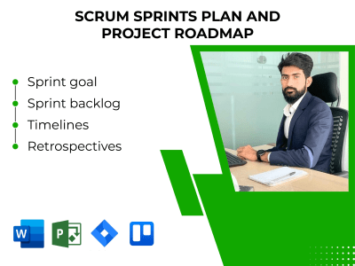 SCRUM Sprints Plan And Project Roadmap