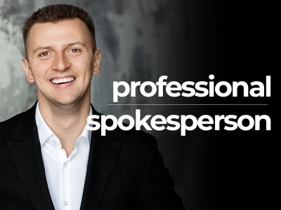 A spokesperson/testimonial video with a professional actor