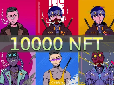 A unique NFT collection in a great visual style anime