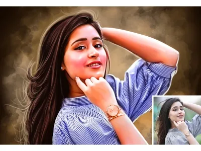 Digital Portrait Painting, Oil Painting, Portrait for you & your loved ones