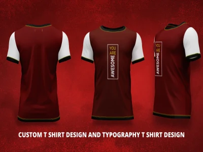Custom t shirts design for personal and business use.