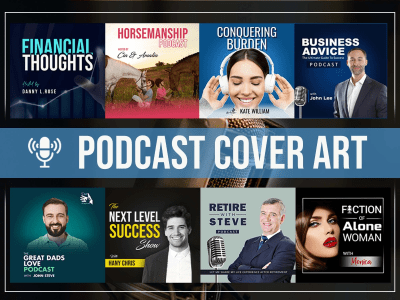 Unique & Professional PODCAST Cover Art Design within 12 hours