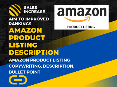 Amazon product listing copywriting with SEO optimized description