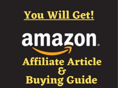 SEO Amazon affiliate article and buying guide
