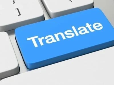 A translation from Romanian to English and vice-versa.