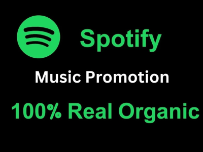 Organic 10,000 Spotify followers and Music Promotion