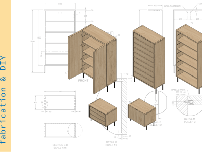 Your furniture or woodworking plans drawn up from a sketch or photo.