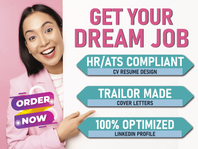 ATS Compliant Resume/CV, Cover Letter and fully Optimized LinkedIn