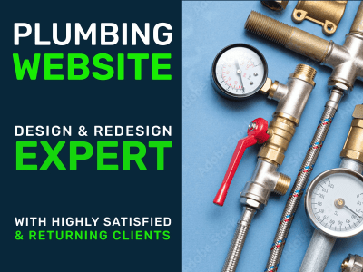 Plumbing service and maintenance website design, redesign, and development