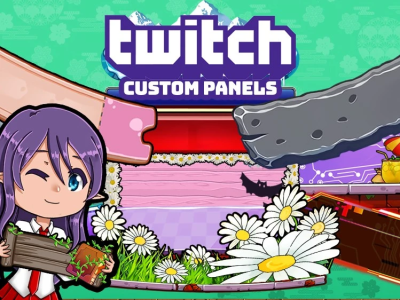 Chibi custom panels for twitch
