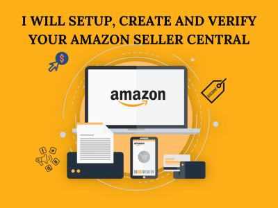 Verified Amazon Seller Central account for your business