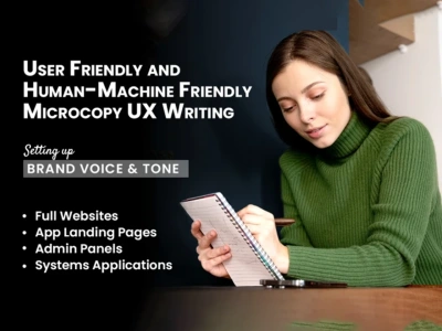 Compact UX microcopy, UX copy for web or mobile apps