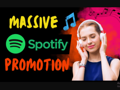Spotify promotion to increase monthly listeners, streams, Spotify play