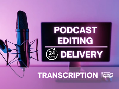 A professionally edited podcast audio.