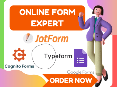 Jotform, google form, cognito form, typeform, and other online forms