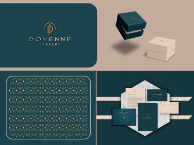 Minimalist & Luxury Jewelry Logo & Brand Identity Design for your Business