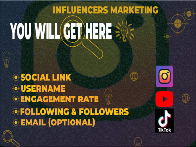 Best Instagram, TikTok and YouTube Influencers