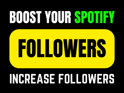Organic promotion to increase Spotify followers and monthly listeners