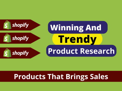 Winning product list for your Shopify store