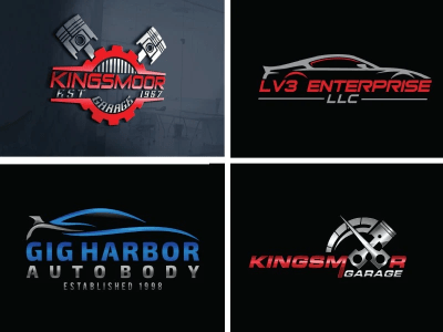 Auto dealership, car logo, auto detailing, automotive logo designs