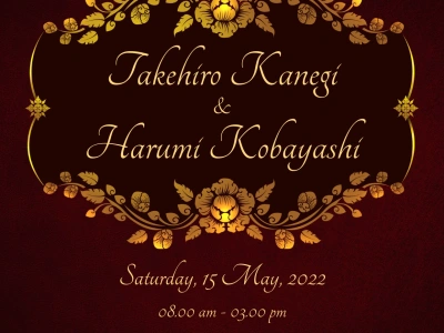 Wedding or Invitation card, Thankyou card, postcard for any event