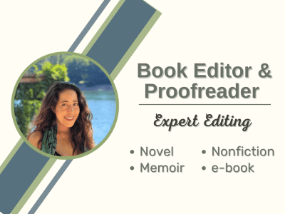 An expert editor to proofread and edit your book or e-book