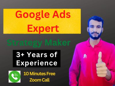 Marketing Strategy by Google ads expert, PPC Ads Manager, SEM
