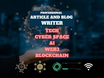 An engaging article or blog on tech cyberspace blockchain web3 and AI
