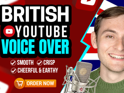 A YouTube narration voice over in a British male accent