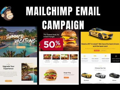 Mailchimp email marketing and email template design
