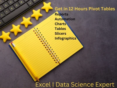 Pivot Tables, Charts, Data Cleaning, Reports and Automation in 12 Hours