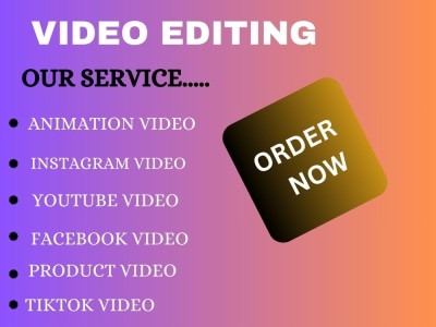 Professionally edit all your video needs