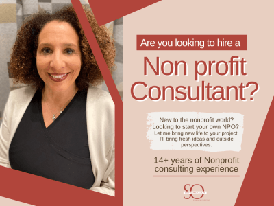 An amazing Nonprofit Consultant to help you get started