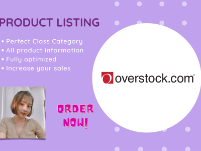 Professional Overstock Product Listing