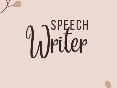 An excellent speech for any occasion