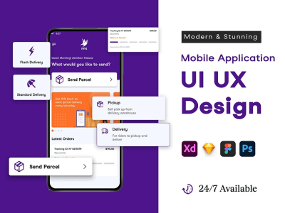 Responsive UI UX design for mobile apps or websites in Figma