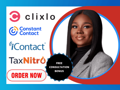 Your clixlo, constant contact, taxnitro ,icontact for your business growth