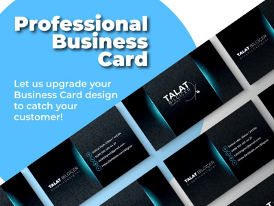 Professional business card in a day