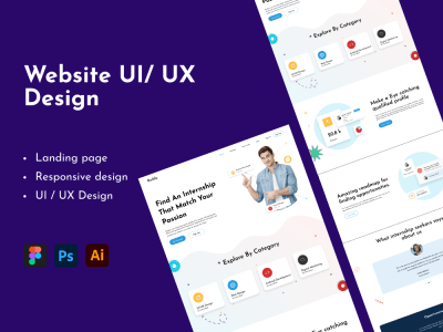 Responsive website UI/UX design, Landing page designs | Upwork