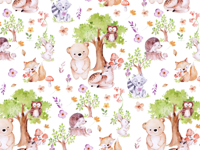 Beautiful seamless Textile Prints for kids