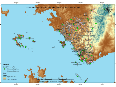 A great GIS-generated map that can be used in business or studies