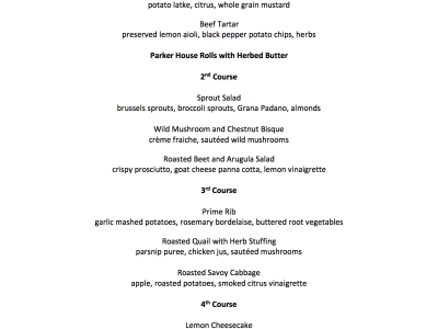 Custom recipes and menu creation tailored to your needs
