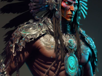 A stunning concept art generated by midjourney and stable diffusion