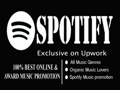 Organic Spotify music promotion, Spotify promotion