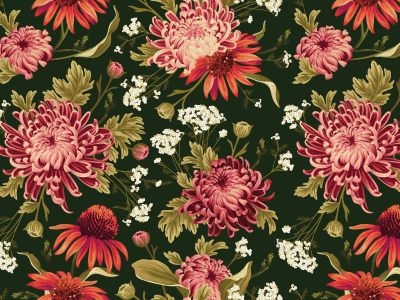 Amazing seamless pattern for textiles, home decor and packagings