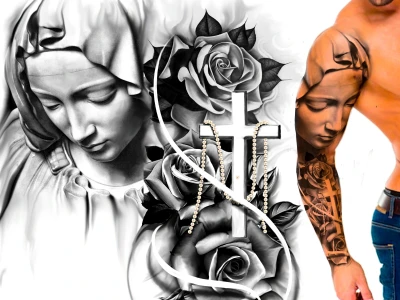 Realism and custom tattoo design in any style