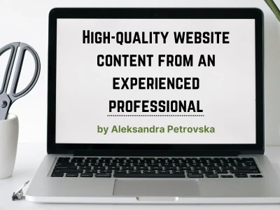 Expert Website Content from an experienced professional-whole website