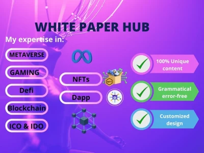 An impressive cryptocurrency white paper for your project