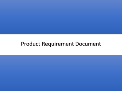 A detailed PRD for your Business or Startup
